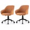 Set Of 2 Adjustable Office Chair Rolling Swivel Armchair Computer Desk Chair